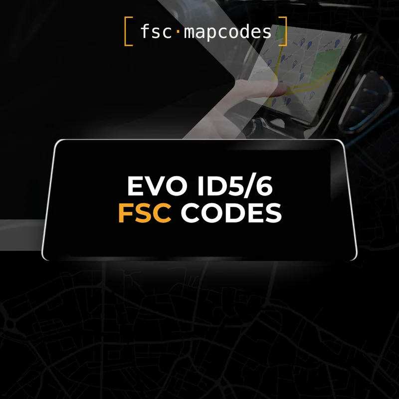 FSC CODES - EVO ID5/6 MAP