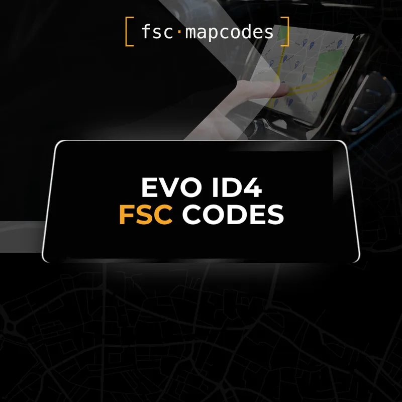 FSC CODES - EVO ID4 MAPS